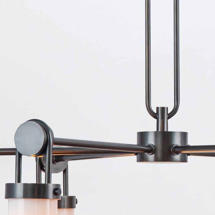 Alora Wynwood 6-Light Urban Bronze Modern Chandelier