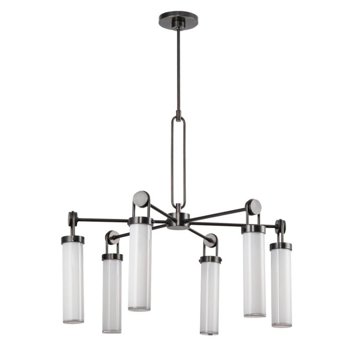 Alora Wynwood 6-Light Urban Bronze Modern Chandelier