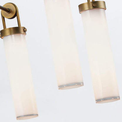 Alora Wynwood 6-Light Vintage Brass Modern Chandelier