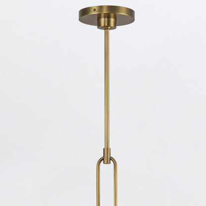 Alora Wynwood 6-Light Vintage Brass Modern Chandelier