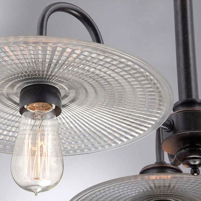 Quoizel Admiral 3-Light Imperial Bronze Industrial Chandelier