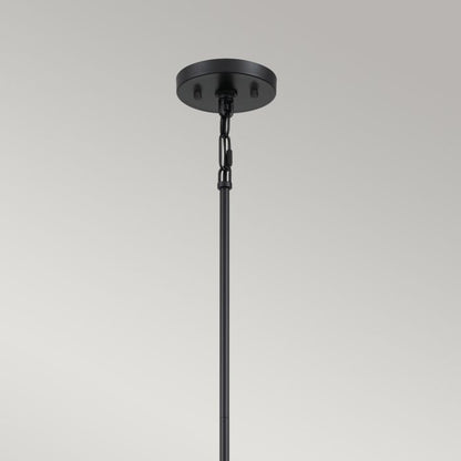 Quoizel Bismarck 5-Light Earth Black Steel Modern Chandelier