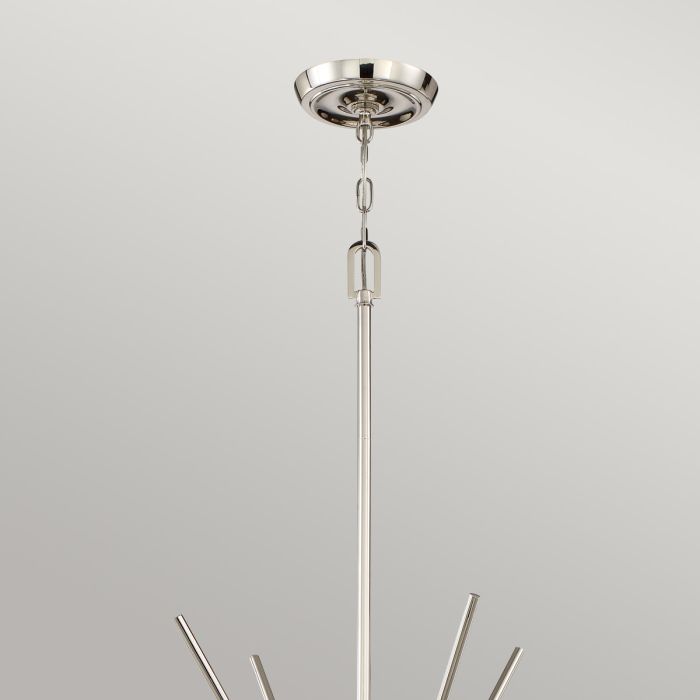 Quoizel Carnegie 8-Light Imperial Silver Sputnik Chandelier