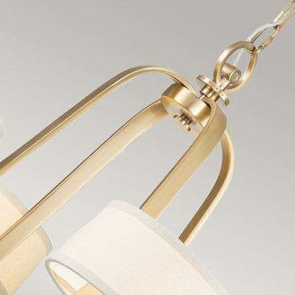 Quoizel Gotham 4-Light Brushed Brass Modern Chandelier