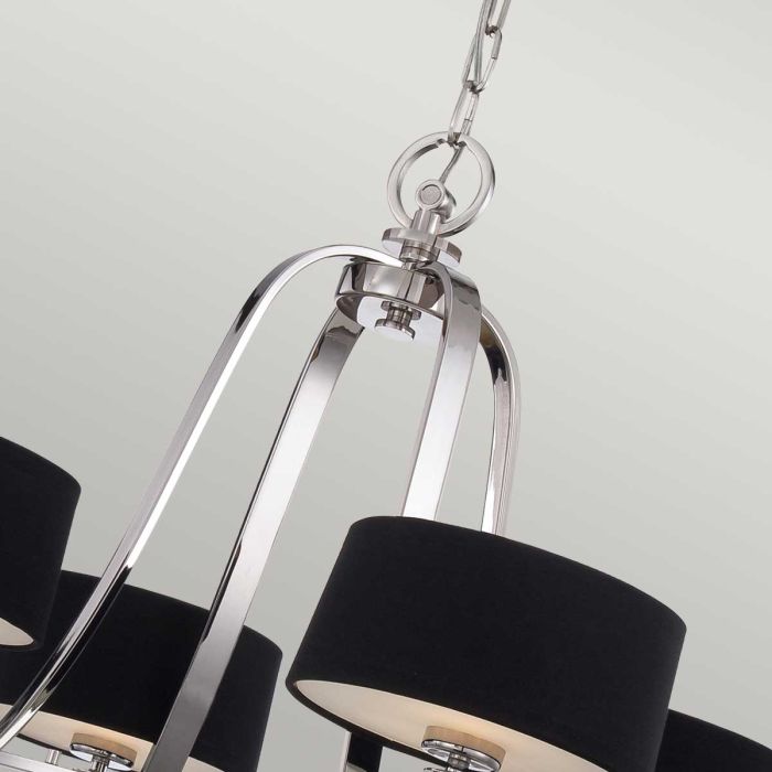 Quoizel Gotham 4-Light Imperial Silver Modern Chandelier