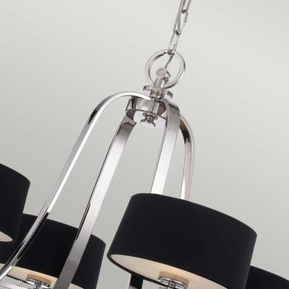 Quoizel Gotham 4-Light Imperial Silver Modern Chandelier