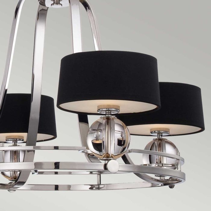 Quoizel Gotham 4-Light Imperial Silver Modern Chandelier
