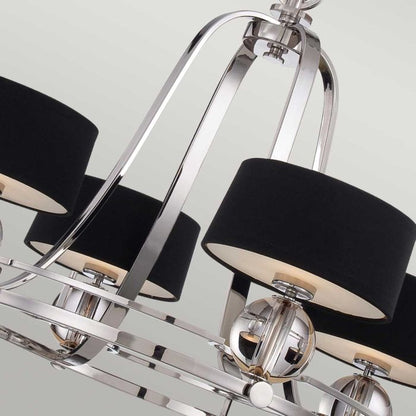 Quoizel Gotham 4-Light Imperial Silver Modern Chandelier
