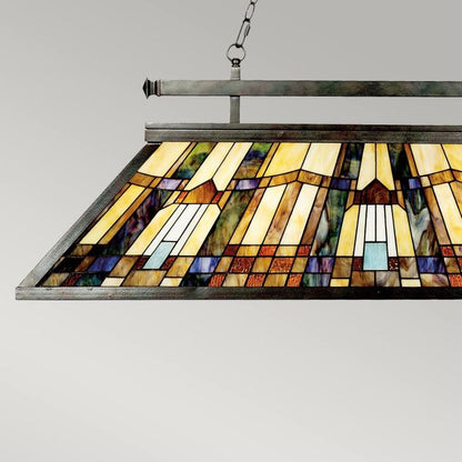 Quoizel Inglenook 3-Light Valiant Bronze Island Chandelier
