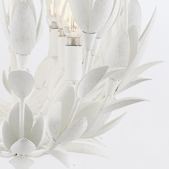 Hinkley Flora 3-Light Textured Plaster Modern Duo-Mount Pendant Chandelier
