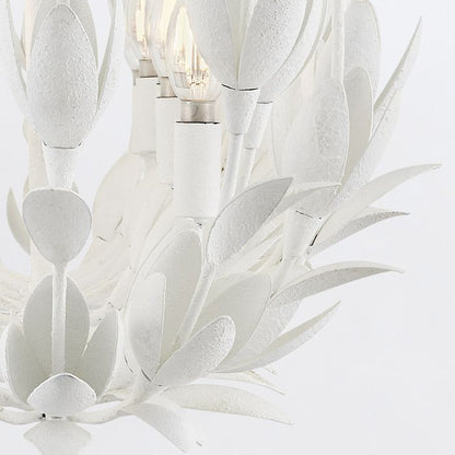 Hinkley Flora 3-Light Textured Plaster Modern Duo-Mount Pendant Chandelier