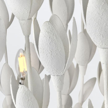 Hinkley Flora 10-Light Textured Plaster Linear Chandelier