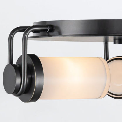 Alora Wynwood 3-Light Urban Bronze Flush Mount Chandelier