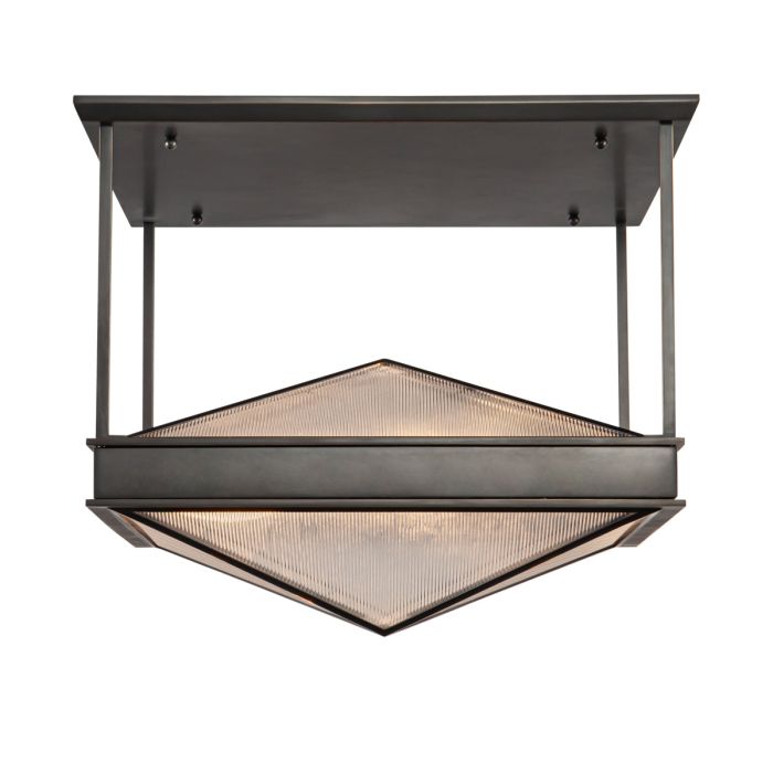 Alora Cairo 4-Light Urban Bronze Semi-Flush Chandelier