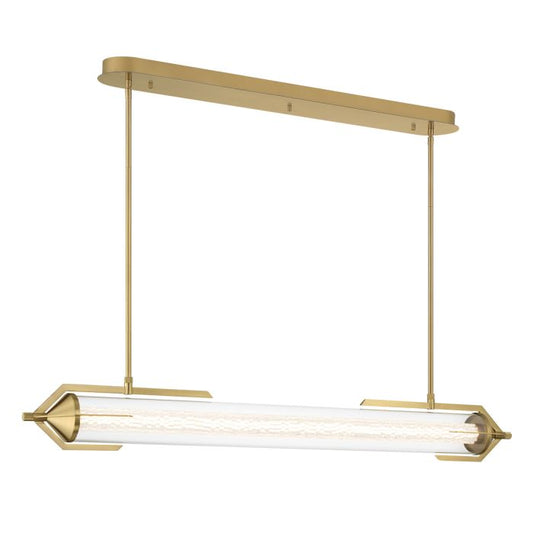 Eurofase Espada Gold Modern Linear Pendant Chandelier