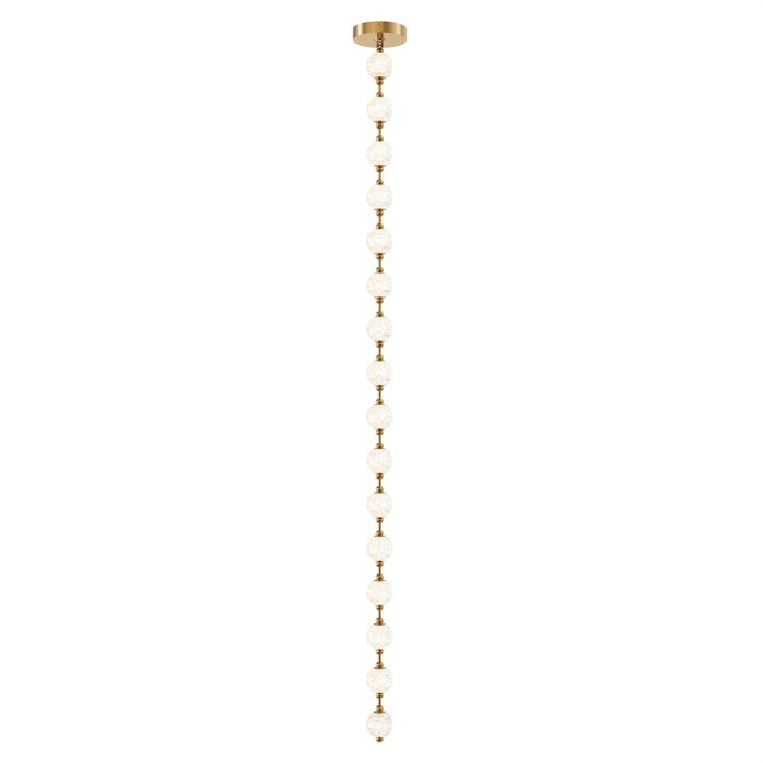 Alora Marni 16-Light Head Natural Brass LED Modern Pendant Chandelier