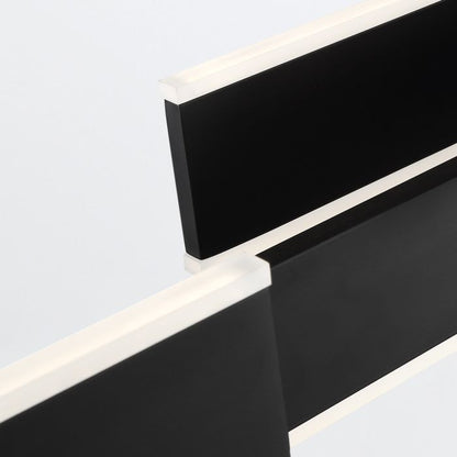 Eurofase Cameno Matte Black Modern Linear Pendant Chandelier