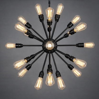 Mullan Lighting Sapporo 29-Light Brass Sputnik Chandelier