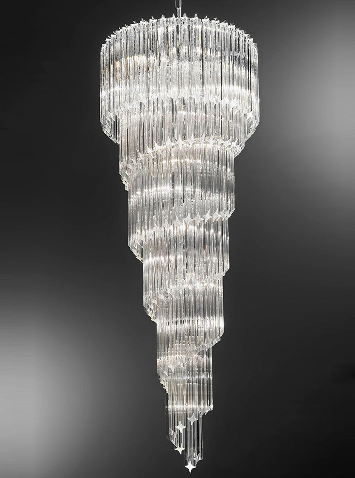Franklite Valentina 13-Light Chrome Crystal Chandelier