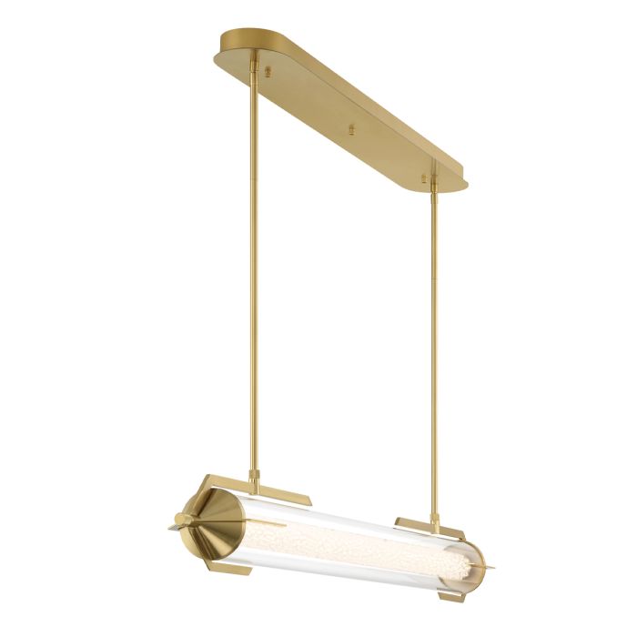 Eurofase Espada Gold Modern Linear Pendant Chandelier