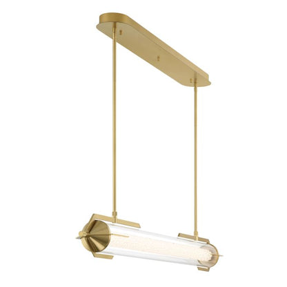 Eurofase Espada Gold Modern Linear Pendant Chandelier