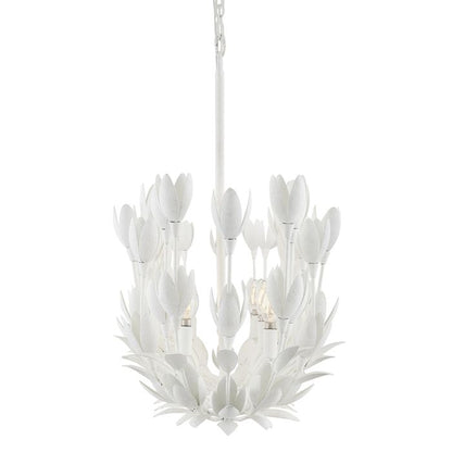 Hinkley Flora 10-Light Textured Plaster Linear Chandelier