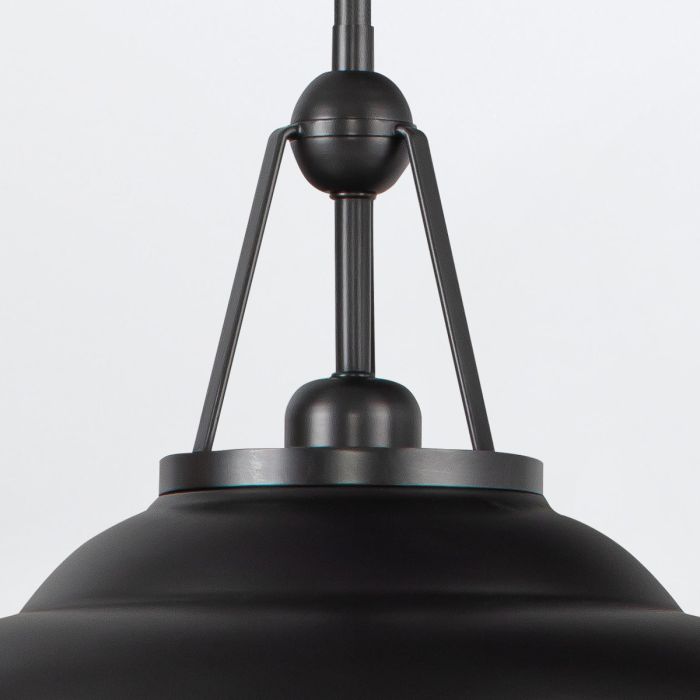 Alora Palmetto 1-Light Urban Bronze Modern Pendant Chandelier