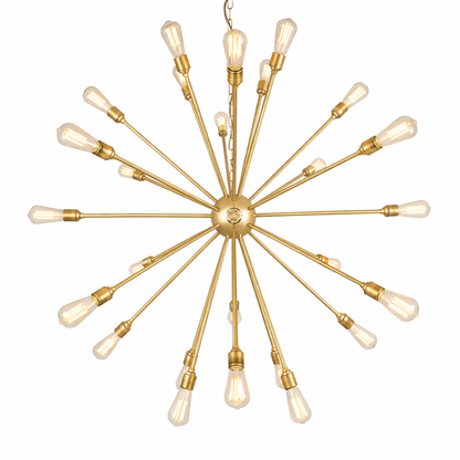 Mullan Lighting Nagano 29-Light Brass Sputnik Chandelier
