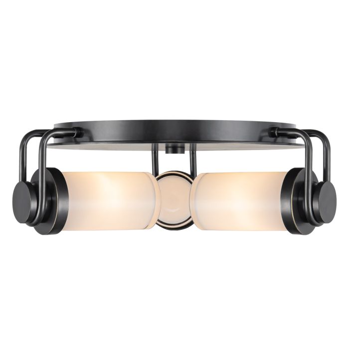 Alora Wynwood 3-Light Urban Bronze Flush Mount Chandelier