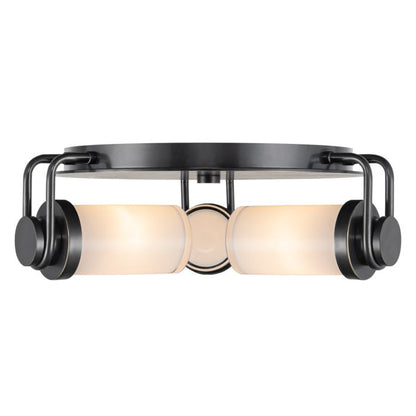 Alora Wynwood 3-Light Urban Bronze Flush Mount Chandelier