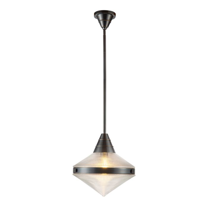 Alora Willard 1-Light Urban Bronze Modern Pendant Chandelier