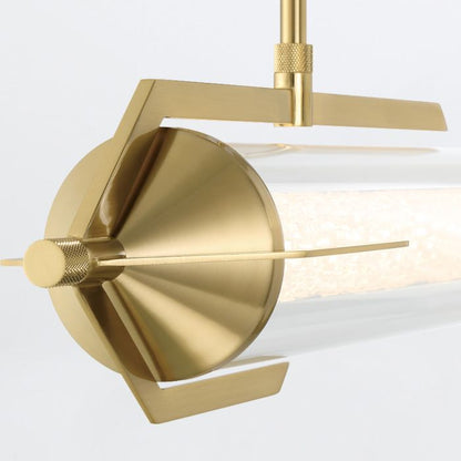 Eurofase Espada Gold Modern Linear Pendant Chandelier