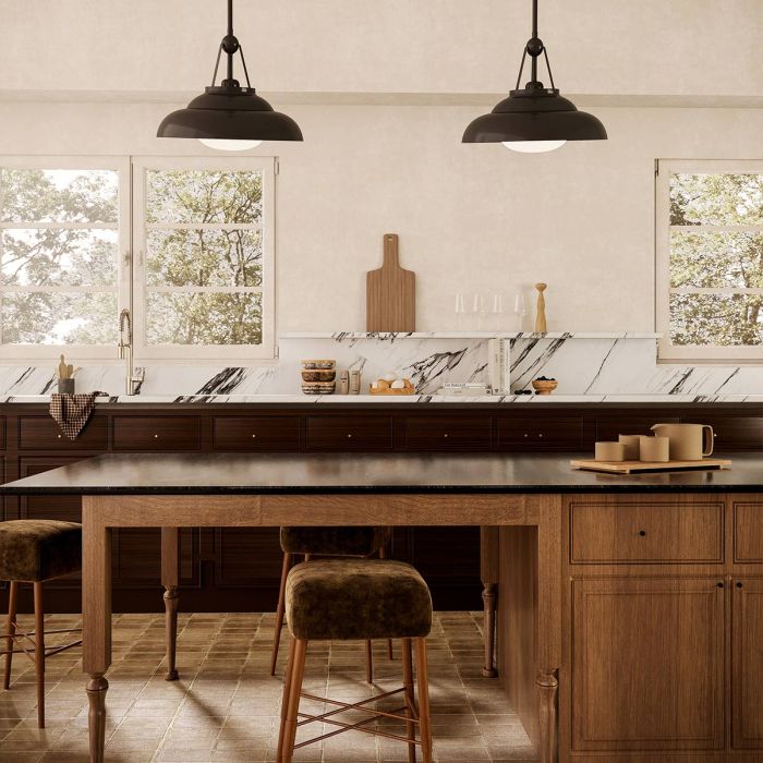 Alora Palmetto 1-Light Urban Bronze Modern Pendant Chandelier