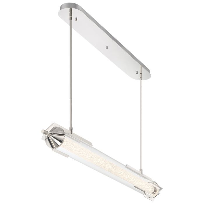 Eurofase Espada Polished Chrome Modern Linear Pendant Chandelier