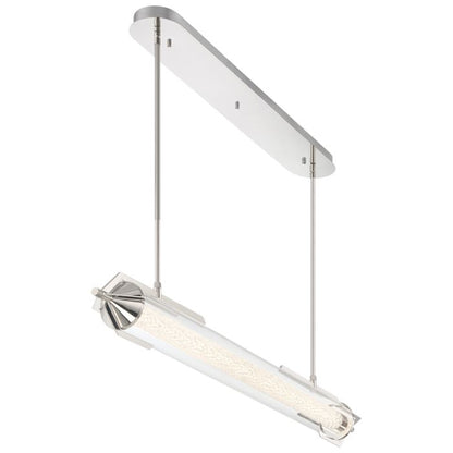 Eurofase Espada Polished Chrome Modern Linear Pendant Chandelier