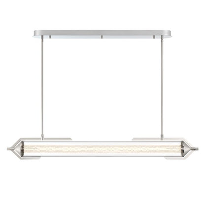 Eurofase Espada Polished Chrome Modern Linear Pendant Chandelier