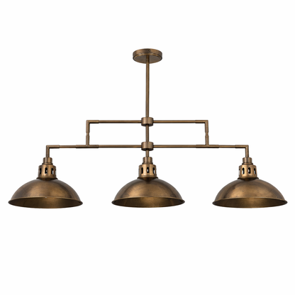 Mullan Lighting Georgia 3-Light Brass Island Chandelier