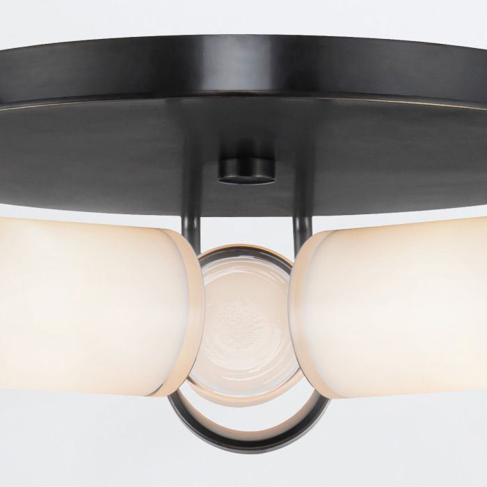Alora Wynwood 3-Light Urban Bronze Flush Mount Chandelier