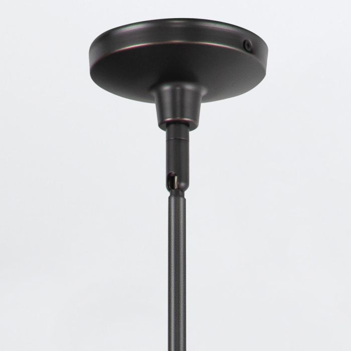Alora Palmetto 1-Light Urban Bronze Modern Pendant Chandelier
