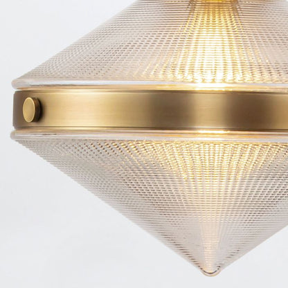 Alora Willard 1-Light Vintage Brass Modern Pendant Chandelier