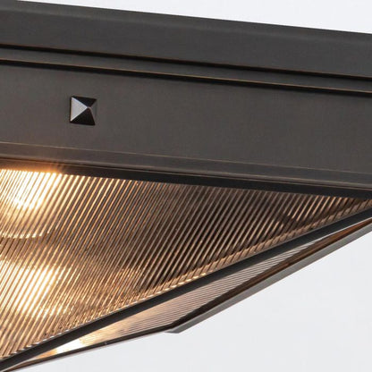 Alora Cairo 2-Light Urban Bronze Flush Mount Chandelier