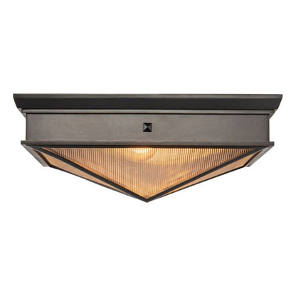 Alora Cairo 2-Light Urban Bronze Flush Mount Chandelier