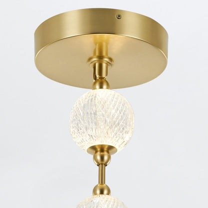 Alora Marni 8-Head Natural Brass LED Modern Pendant Chandelier