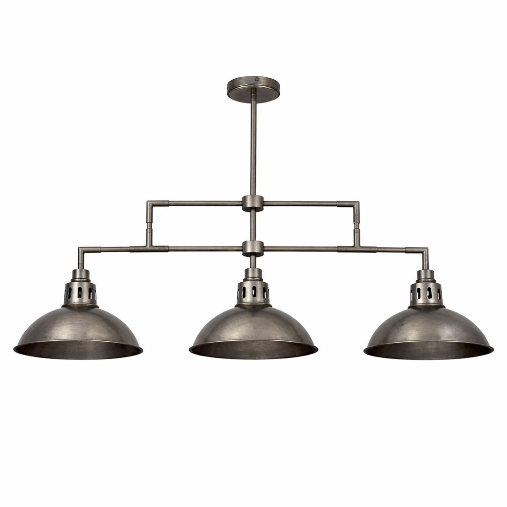 Mullan Lighting Georgia 3-Light Brass Island Chandelier