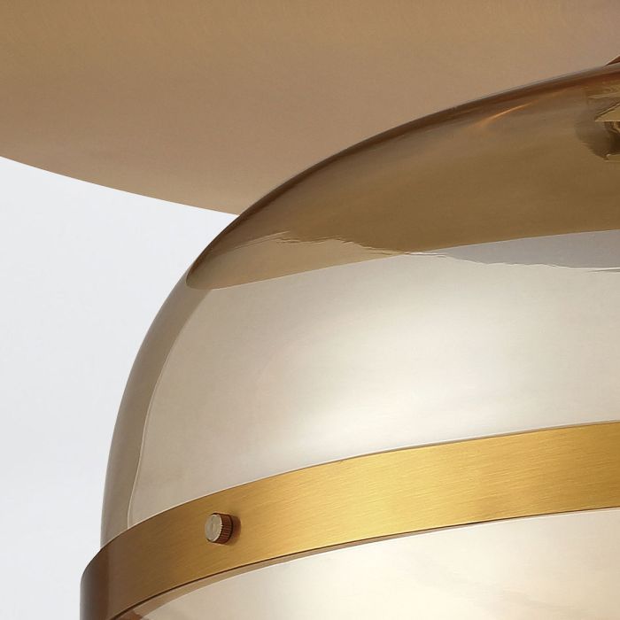 Eurofase Nottingham 3-Light Antique Brass Flush Chandelier
