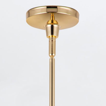 Alora Palmetto 1-Light Polished Brass Modern Pendant Chandelier