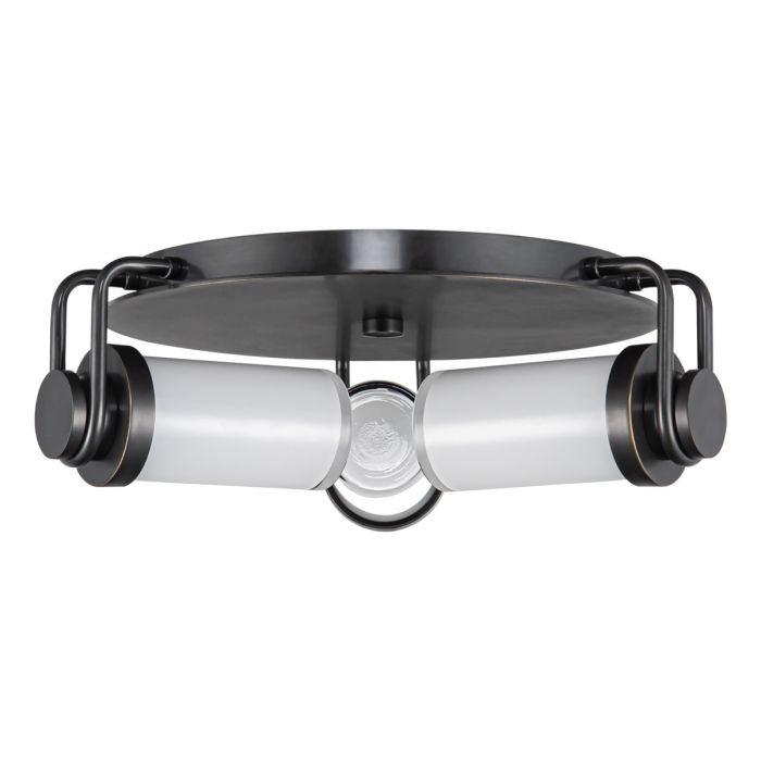 Alora Wynwood 3-Light Urban Bronze Flush Mount Chandelier