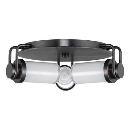 Alora Wynwood 3-Light Urban Bronze Flush Mount Chandelier