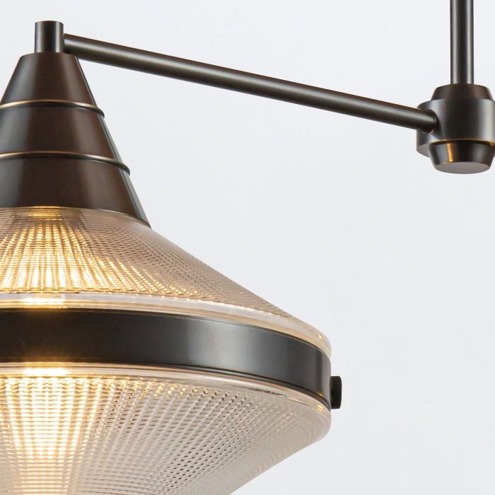 Alora Willard 2-Light Urban Bronze Linear Island Pendant Chandelier