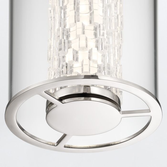 Eurofase Espada 1-Light Polished Chrome Modern Pendant Chandelier